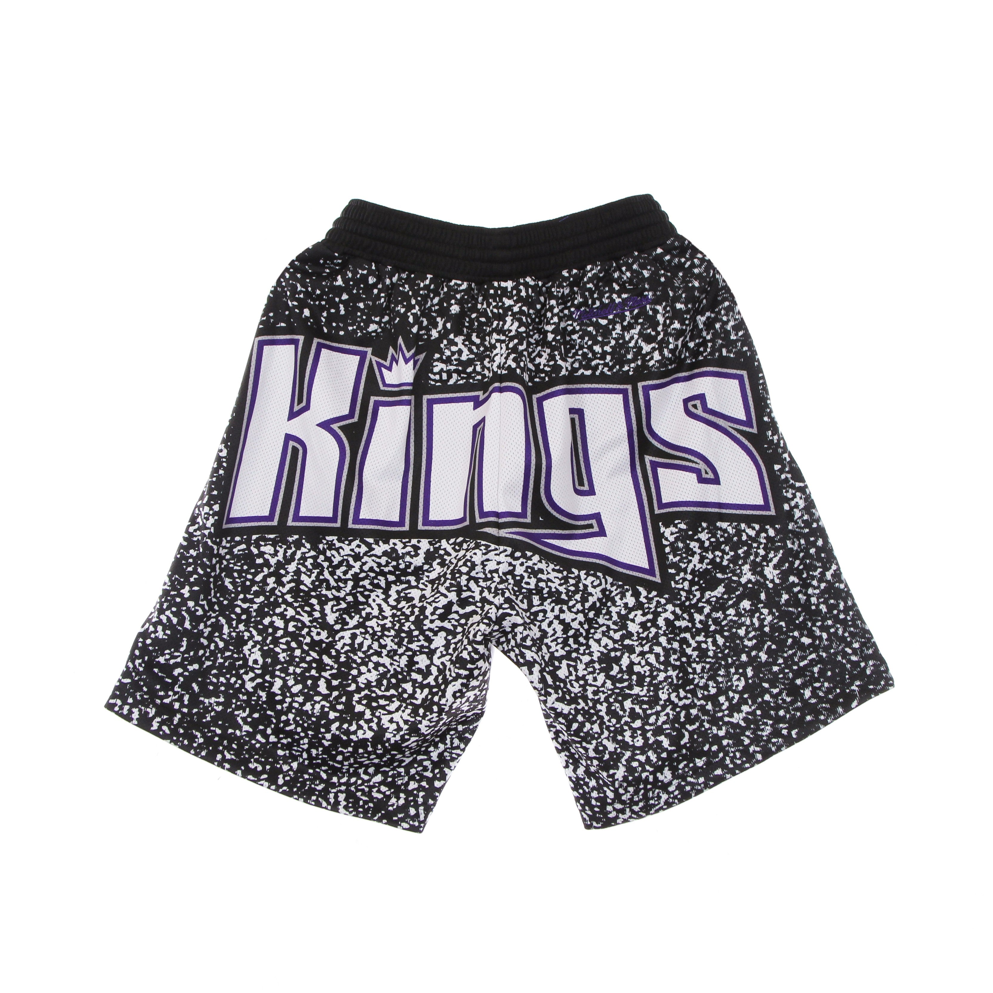 Mitchell & Ness, Pantaloncino Tipo Basket Uomo Nba Jumbotron Sublimated Mesh Shorts Hardwood Classics Sackin, 