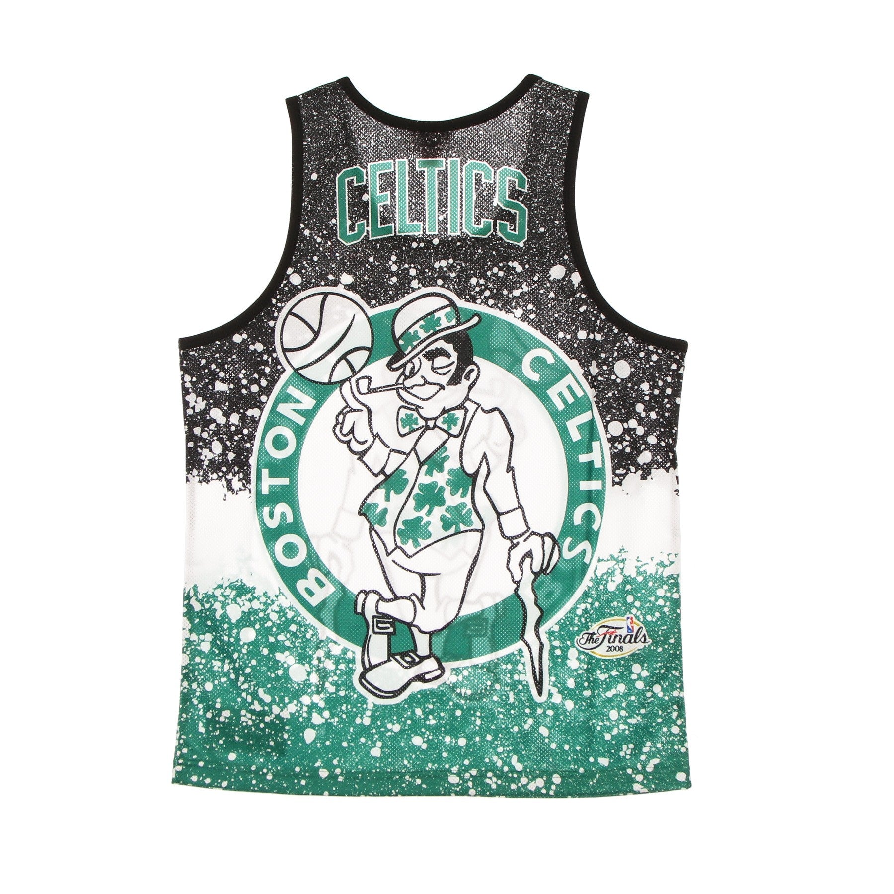 Mitchell & Ness, Canotta Tipo Basket Uomo Nba Jumbotron Sublimated Mesh Tank Hardwood Classics Boscel, 