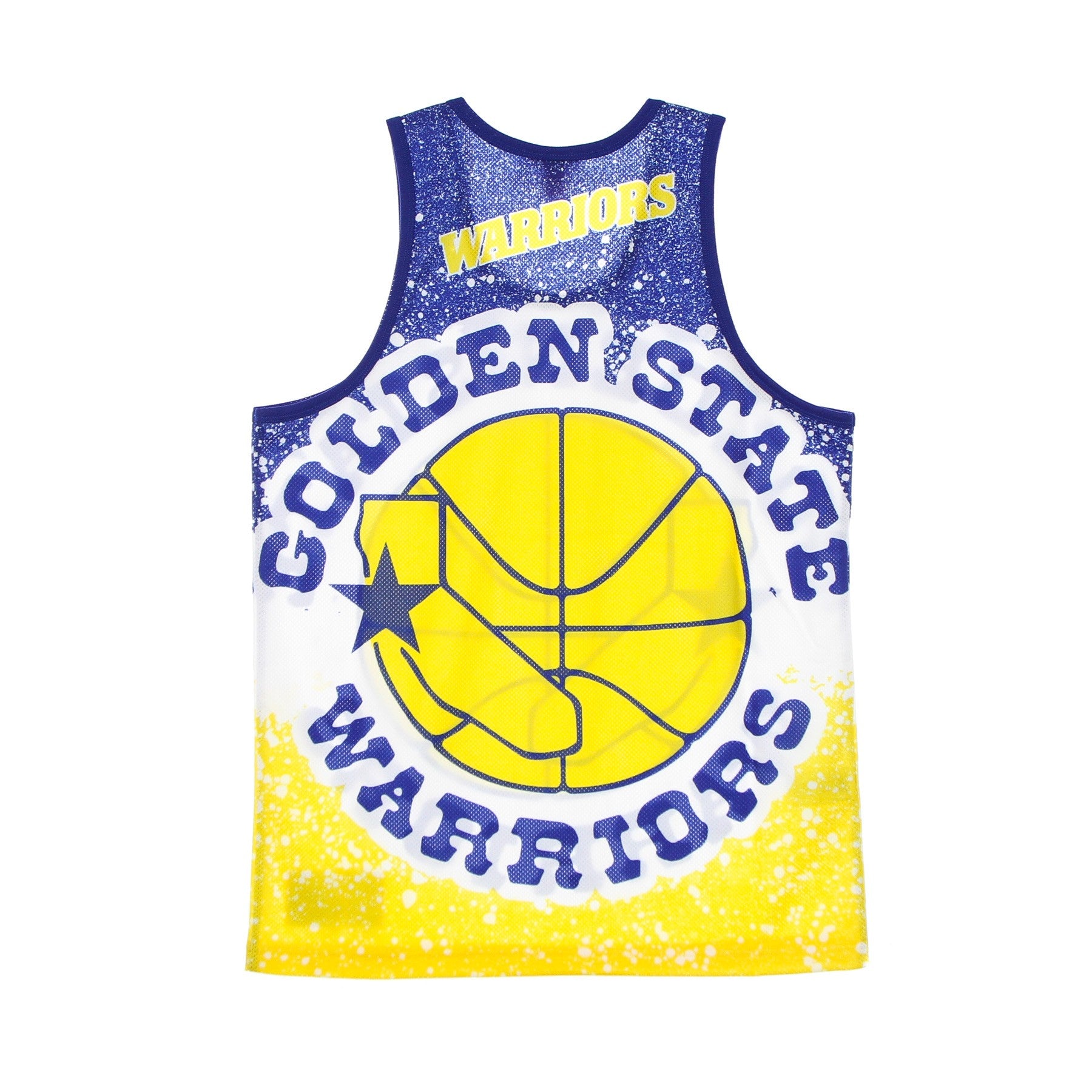 Mitchell & Ness, Canotta Tipo Basket Uomo Nba Jumbotron Sublimated Mesh Tank Hardwood Classics Golwar, 