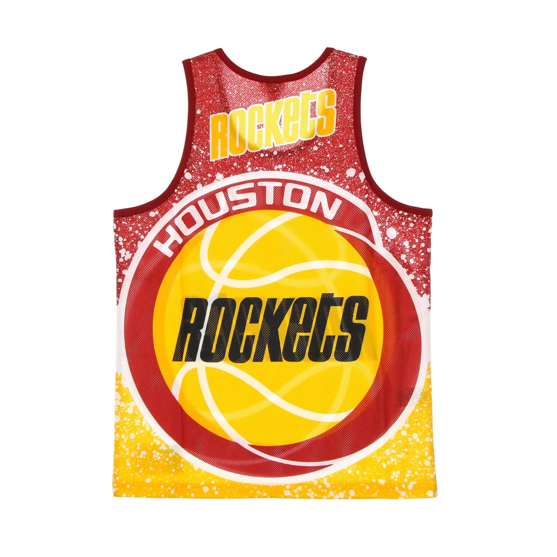 Mitchell & Ness, Canotta Tipo Basket Uomo Nba Jumbotron Sublimated Mesh Tank Hardwood Classics Houroc, 