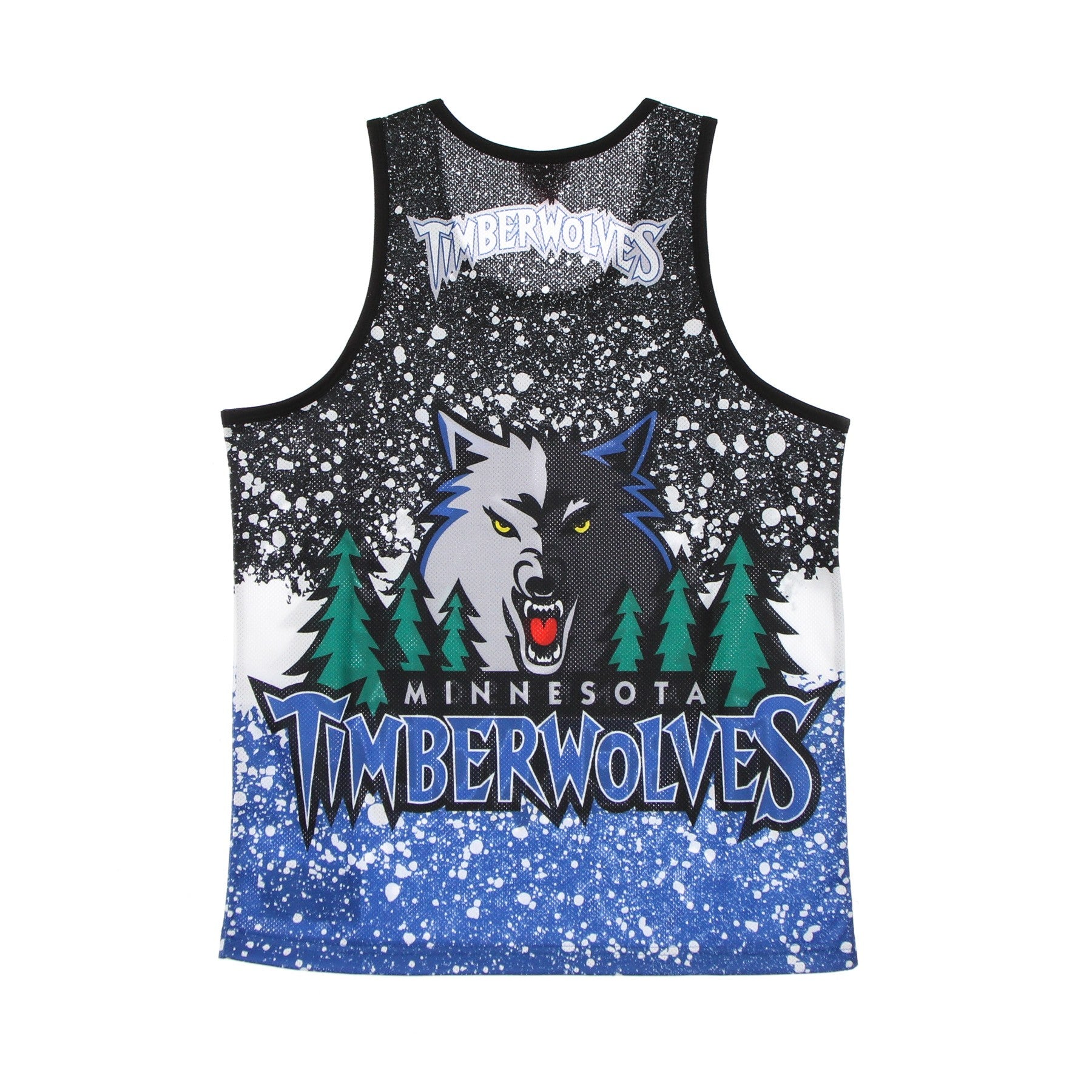 Mitchell & Ness, Canotta Tipo Basket Uomo Nba Jumbotron Sublimated Mesh Tank Hardwood Classics Mintim, 