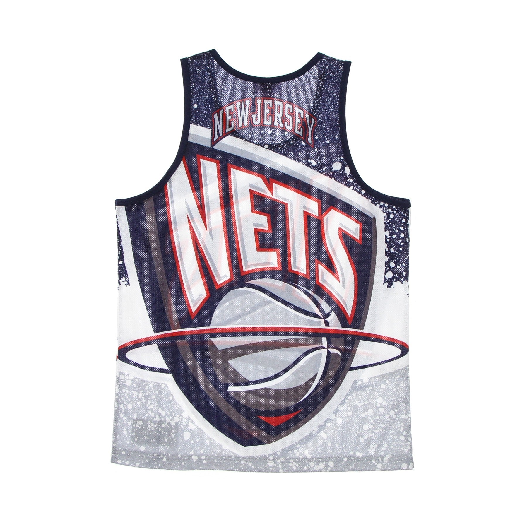 Mitchell & Ness, Canotta Tipo Basket Uomo Nba Jumbotron Sublimated Mesh Tank Hardwood Classics Nejnet, 