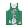 Mitchell & Ness, Canotta Tipo Basket Uomo Nba Behind The Back Tank Kevin Garnett Hardwood Classics Boscel, Kelly Green