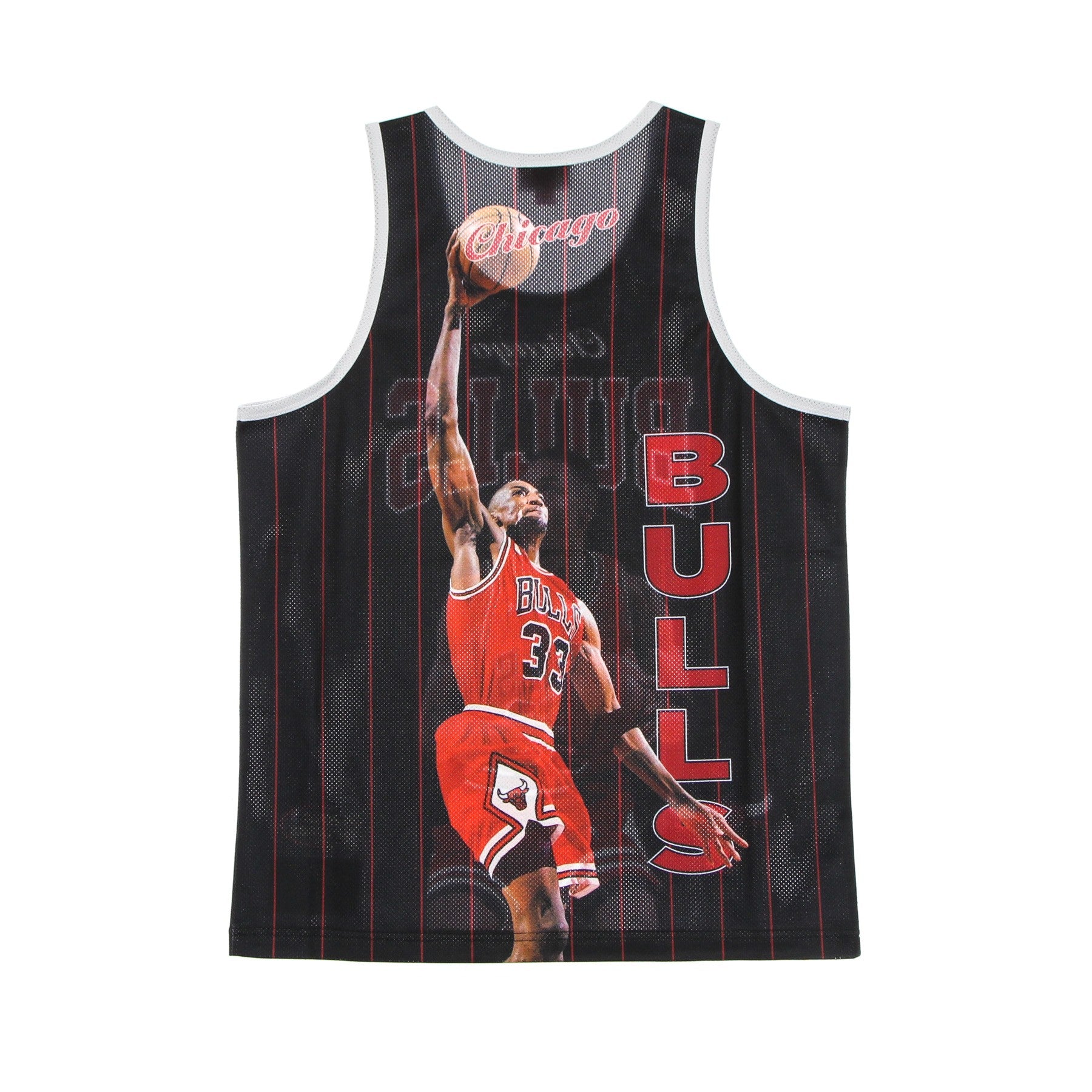Mitchell & Ness, Canotta Tipo Basket Uomo Nba Behind The Back Tank Scottie Pippen Hardwood Classics Chibul, 