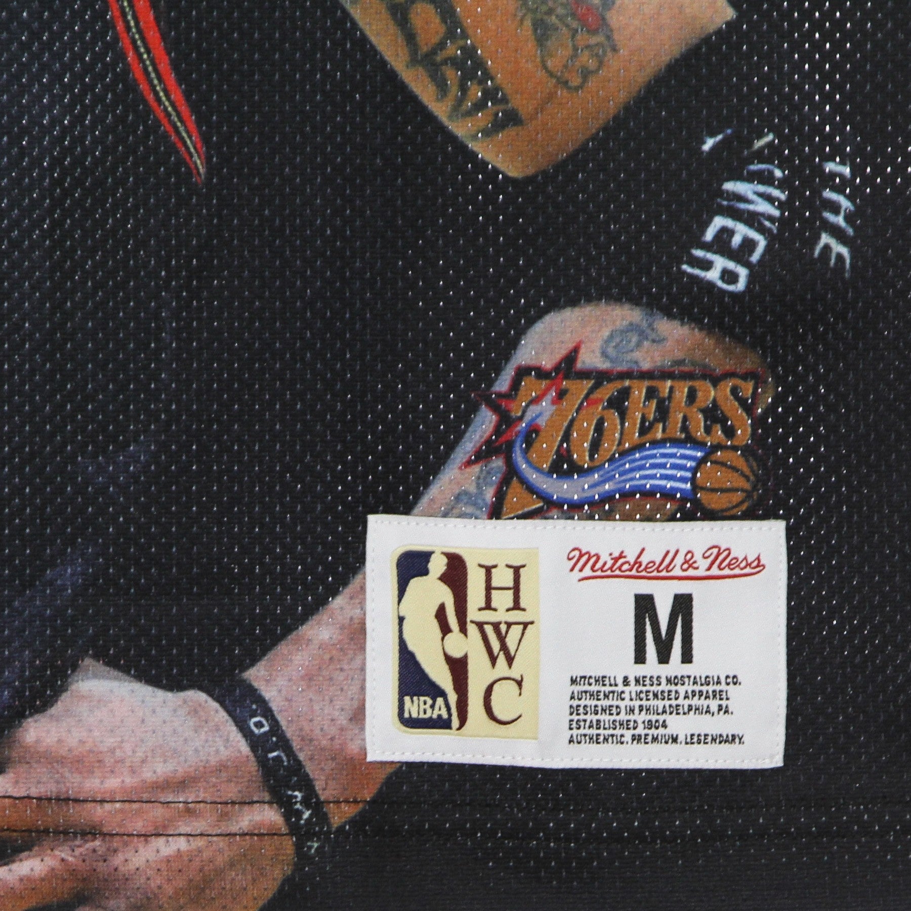 Mitchell & Ness, Canotta Tipo Basket Uomo Nba Behind The Back Tank Allen Iverson Hardwood Classics Phi76e, 