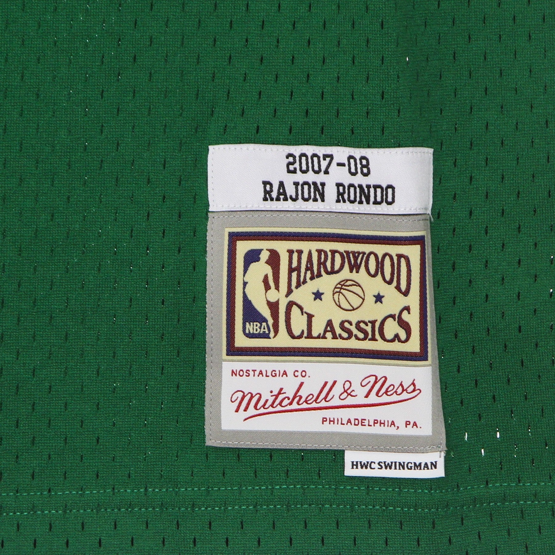 Men's Basketball Tank Top Nba Swingman Jersey Hardwood Classics No 9 Rajon Rondo 2007-08 Boscel Original Team Colors