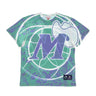 Mitchell & Ness, Maglietta Uomo Nba Jumbotron Tee Hardwood Classics Dalmav, Dark Green/original Team Colors