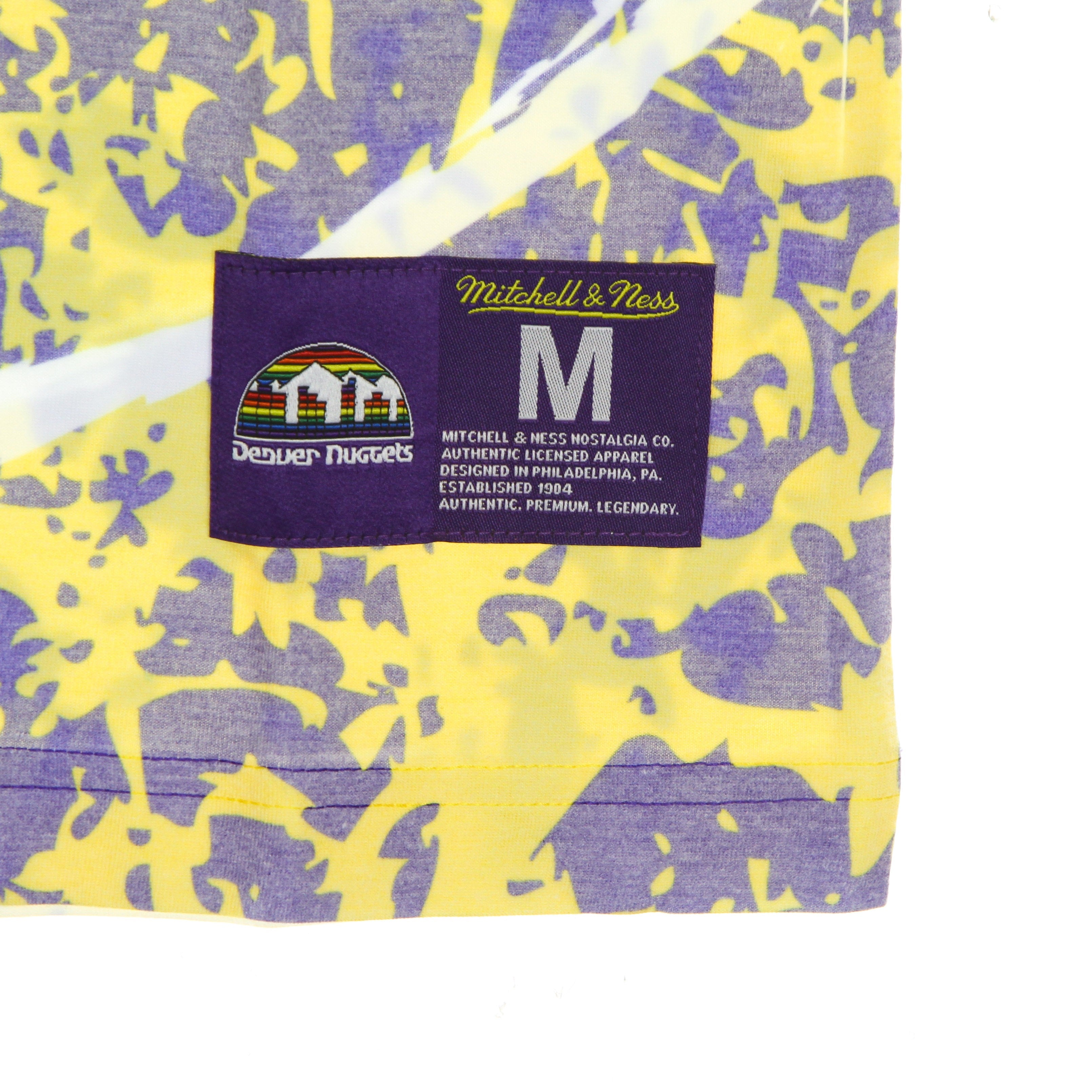 Mitchell & Ness, Maglietta Uomo Nba Jumbotron Tee Hardwood Classics Dennug, 