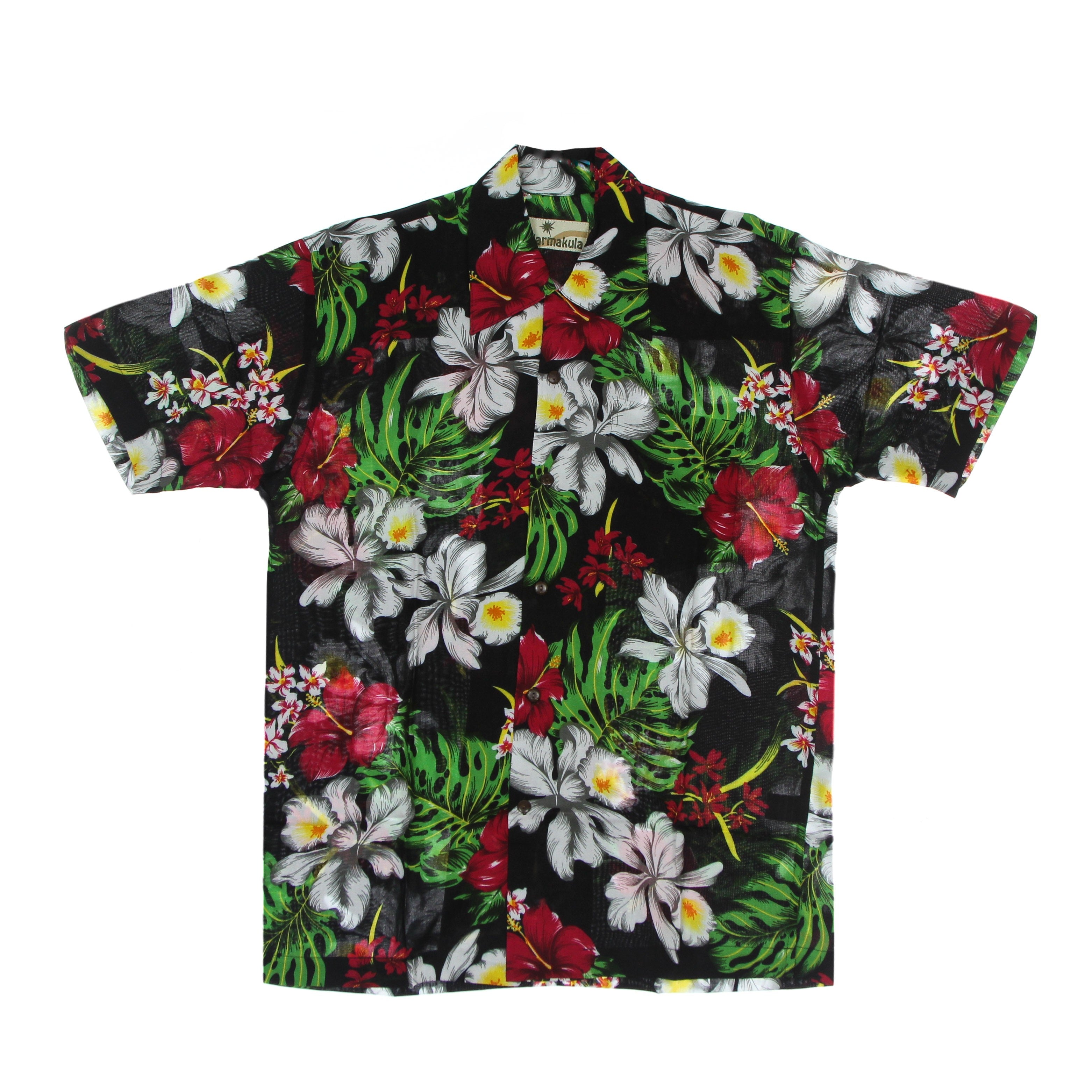 Camicia Manica Corta Uomo Hawaiian Shirt Montego Bay