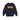 Thrasher, Felpa Cappuccio Ragazzo Flame Hood, Navy Blue/yellow