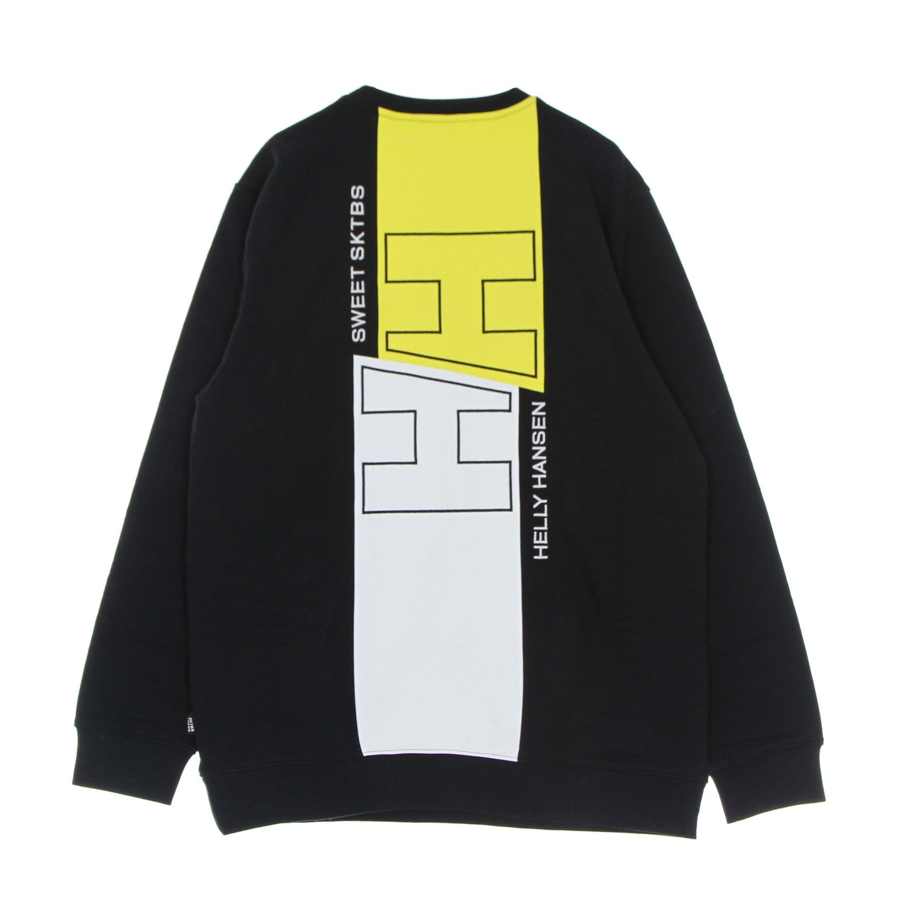 Sweet Skateboards, Felpa Girocollo Uomo Basic Block Crew X Helly Hansen, 