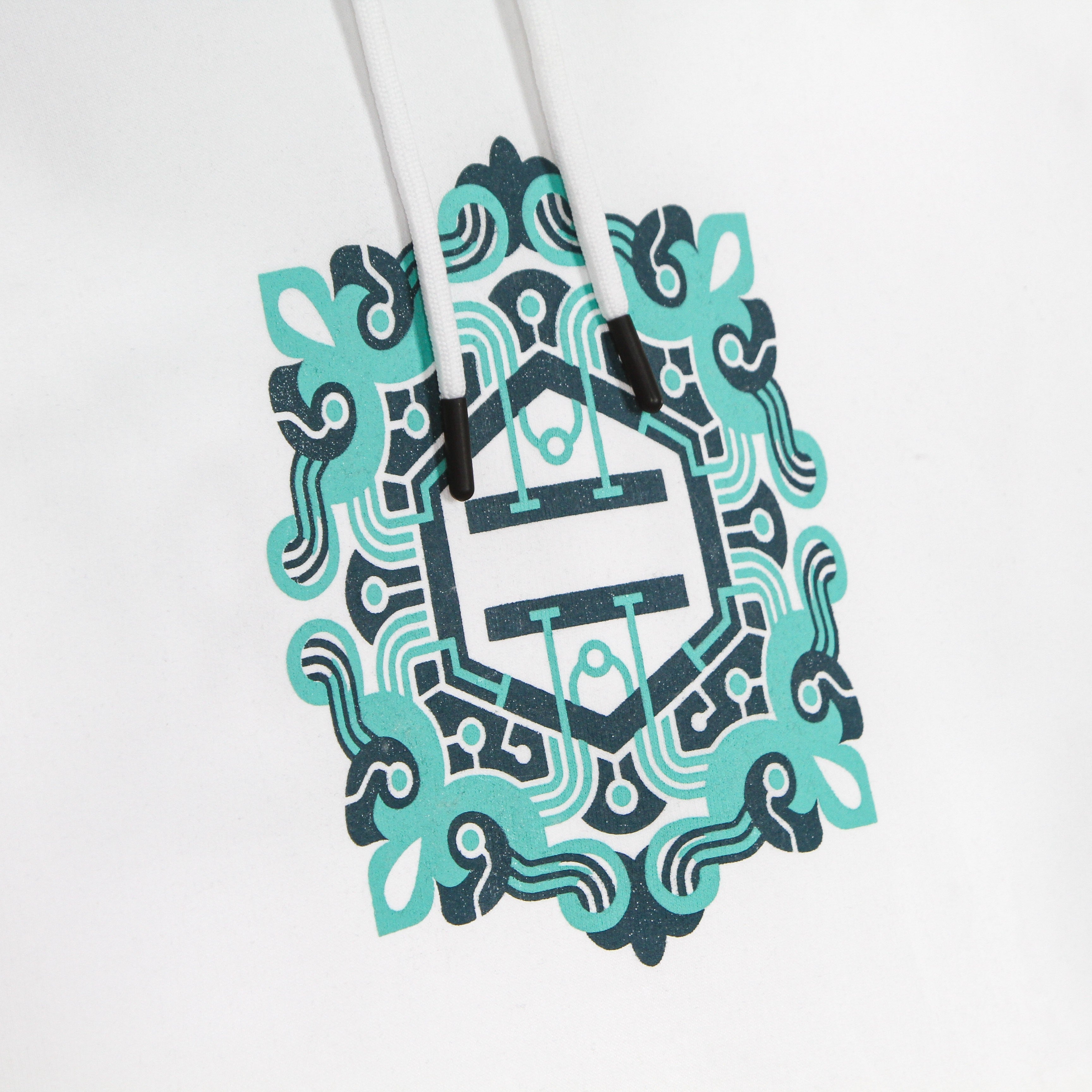 Dolly Noire, Felpa Cappuccio Uomo Logo Maioliche Hoodie, 