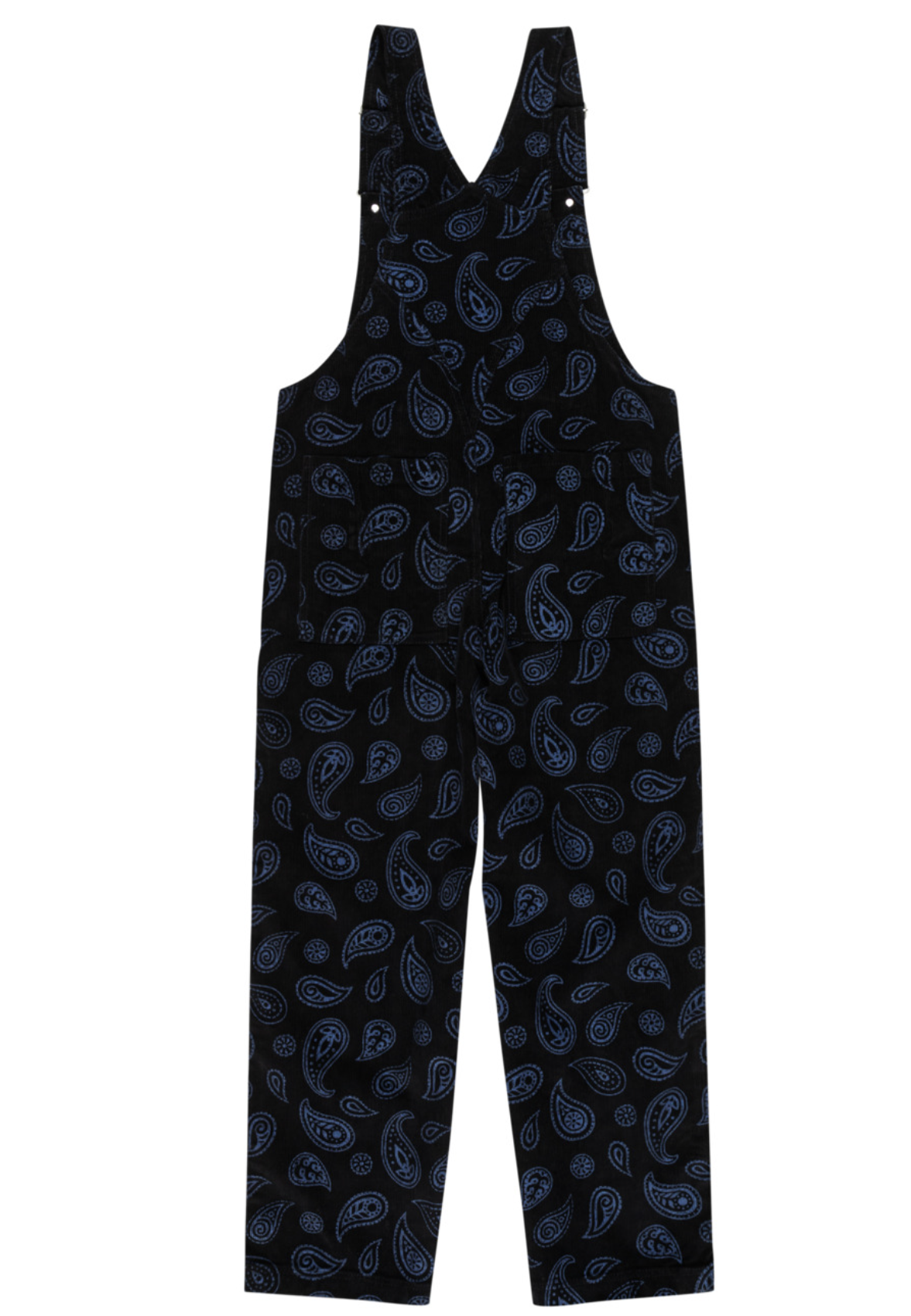 Women's W Utility Overall Paisley Paisley Black/deja Vu dungarees