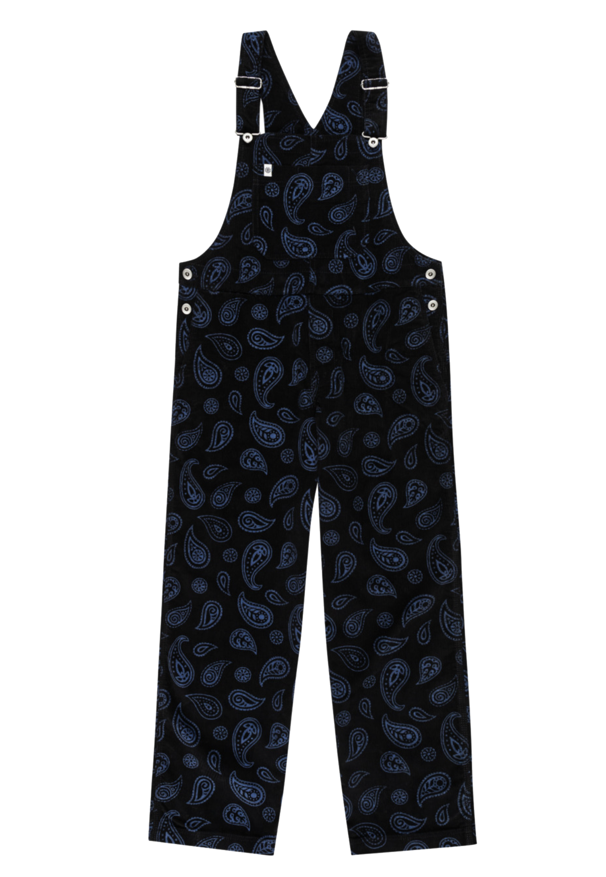 Women's W Utility Overall Paisley Paisley Black/deja Vu dungarees