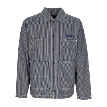 Men's Hickory Stripe Drill Chore Coat Jacket