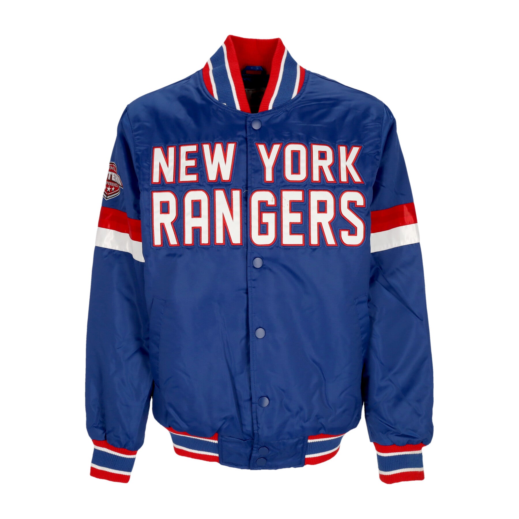 Starter, Giubbotto Bomber Uomo Nhl Home Game Satin Jacket Neyran, Original Team Colors