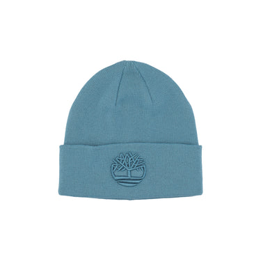 Timberland, Cappello Uomo Tonal 3d Embroidery Beanie, Storm Blue