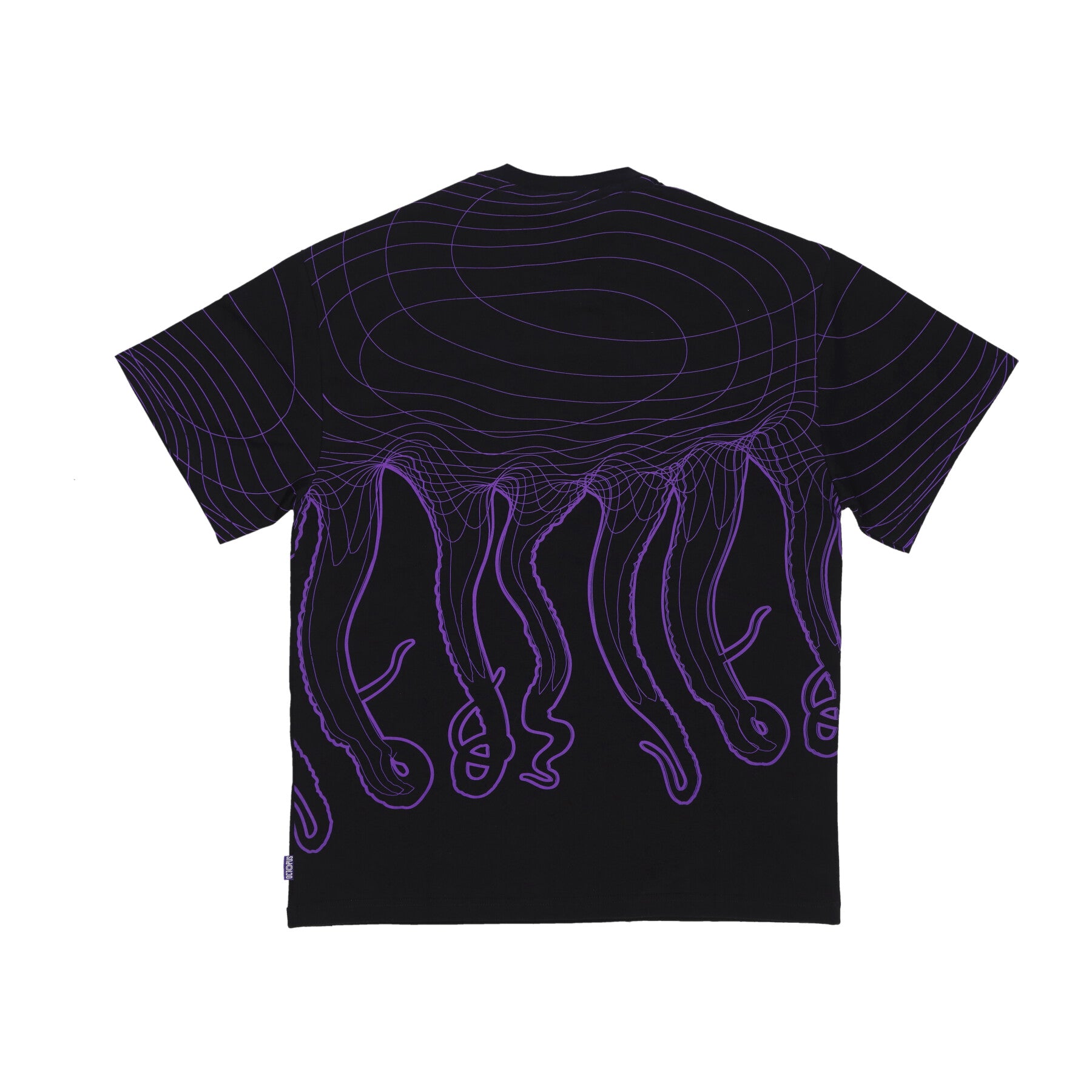 Evangelion 01 Flowing Octopus Tee Black Men's T-Shirt