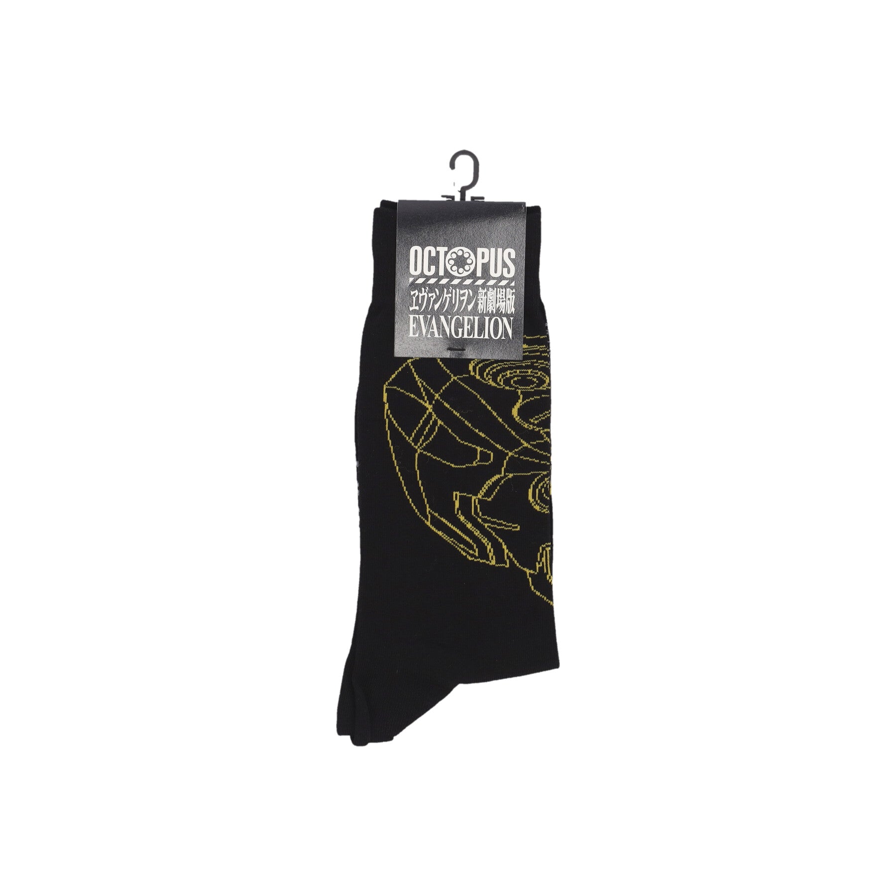 Medium Men's Sock Evangelion 00 Outline Socks Black