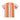 Men's T-Shirt Small Signature Stripe Tee Orange/apricot/off White