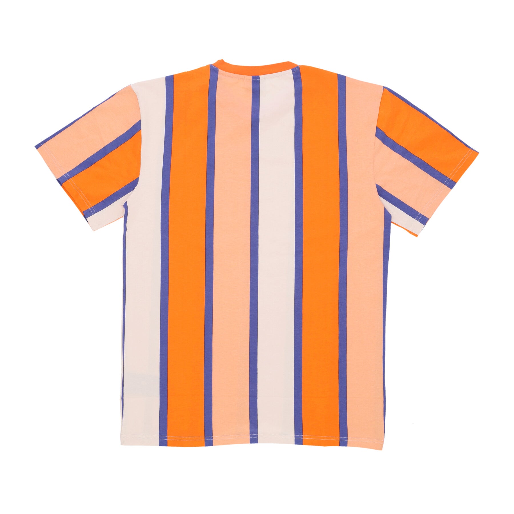 Men's T-Shirt Small Signature Stripe Tee Orange/apricot/off White