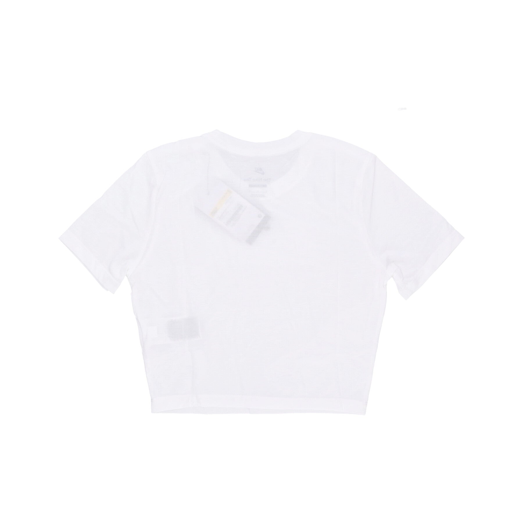 Maglietta Corta Donna W Sportswear Essential Slim-fit Crop Tee White/white/black