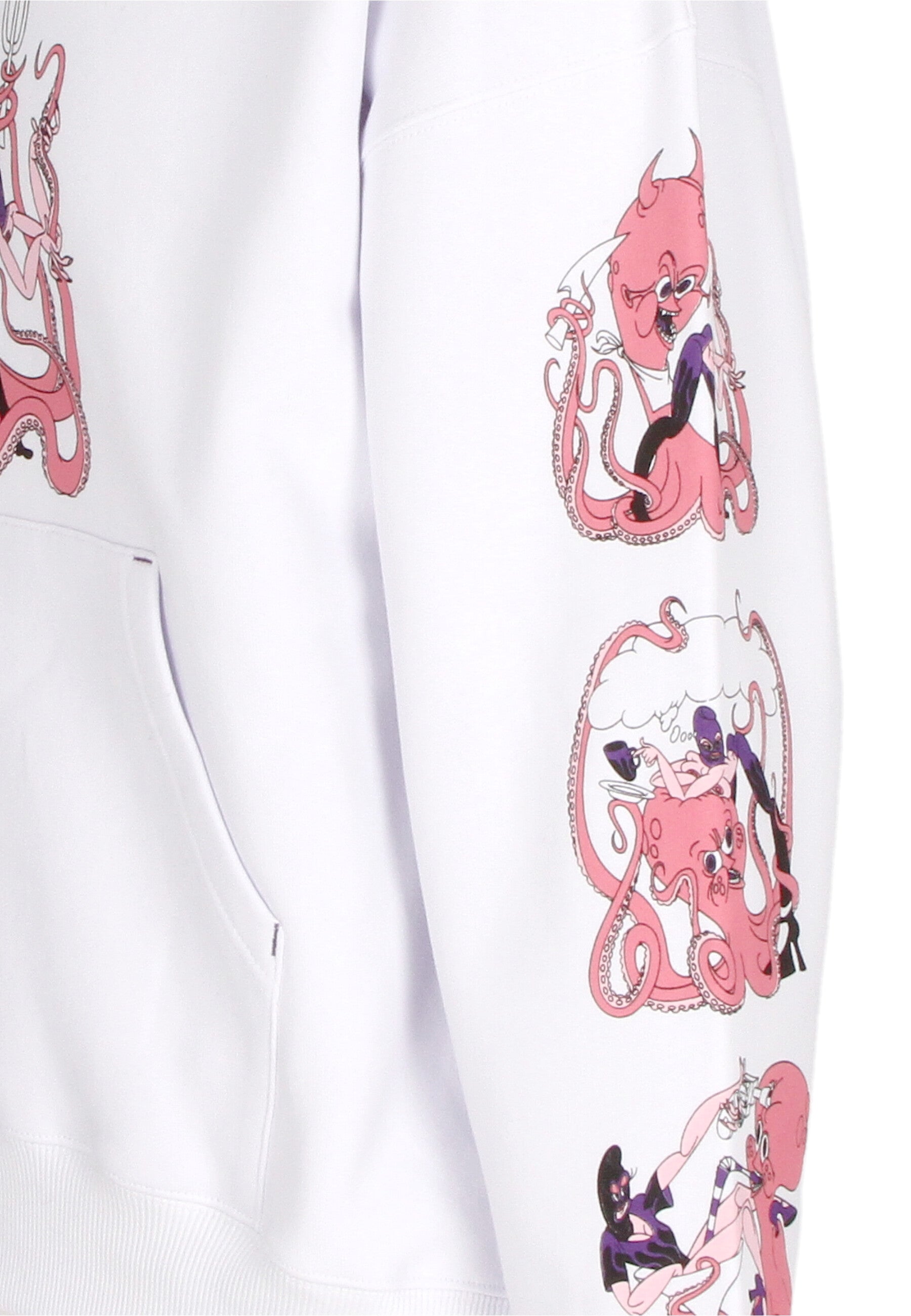 Sudadera con capucha Hombre Amor sudadera con capucha blanca