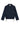 T-shirt à manches longues pour hommes, pull en lin avec quart de zip, bleu marine