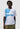 T-shirt de football pour hommes, bleu/blanc