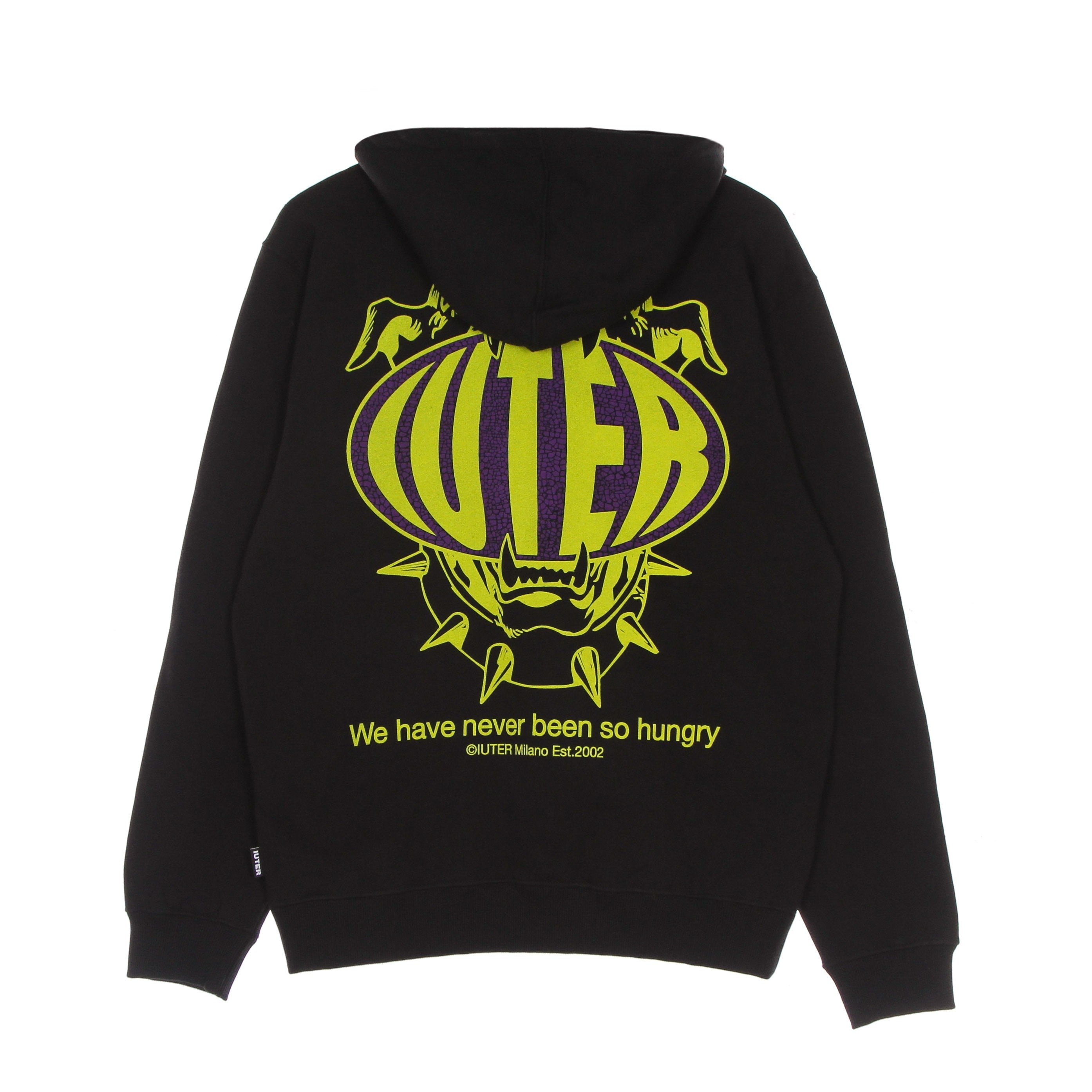 Iuter, Felpa Cappuccio Uomo Hungry Hoodie, 