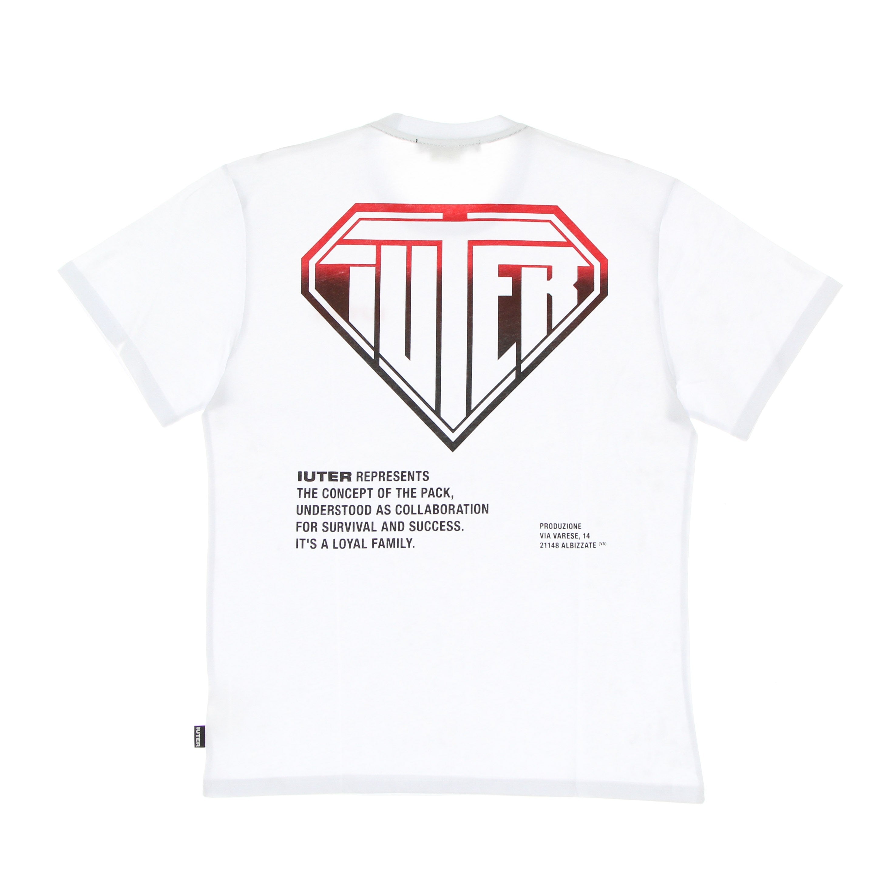Double Logo Tee White Men's T-Shirt