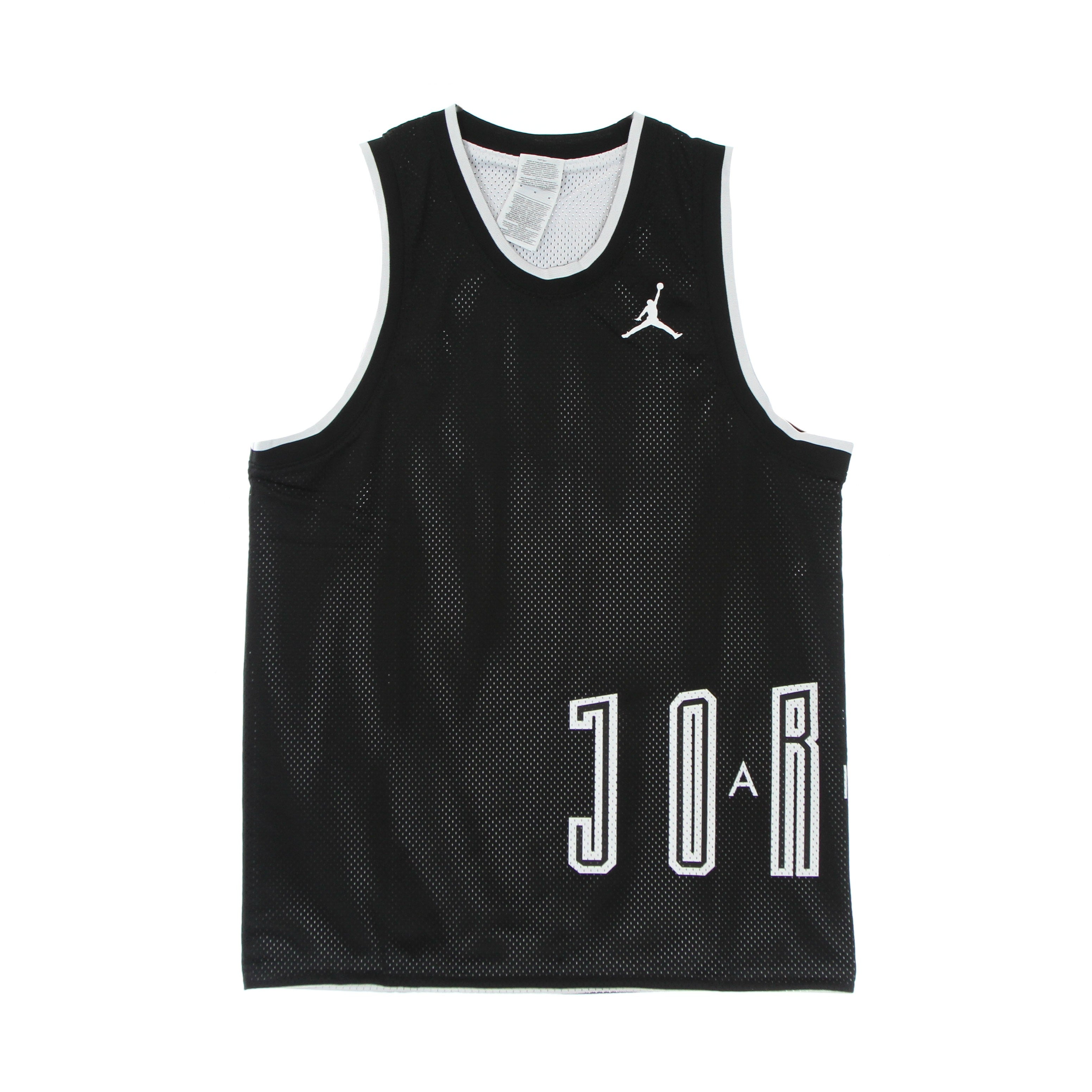 Jordan, Canotta Tipo Basket Uomo Jordan Sport Dna Hybrid Jersey, Black/white