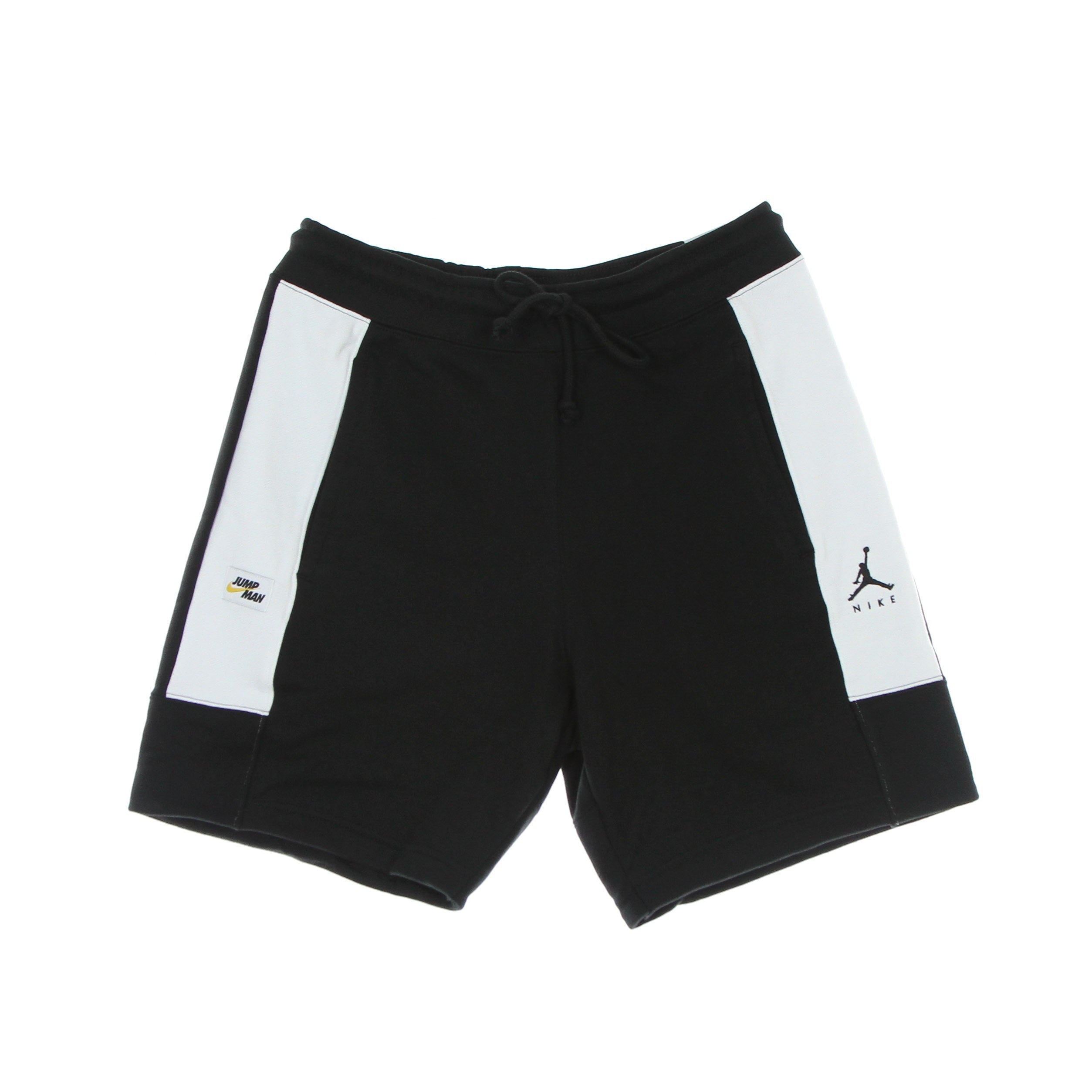 Jordan, Pantalone Corto Tuta Uomo Jordan Jumpman Fleece Short, Black/white/black