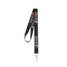 Atipici, Portachiavi Laccetto Uomo The Playoffs Lanyard, Black