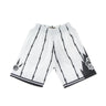 Mitchell & Ness, Pantaloncino Basket Uomo Nba White Black Swingman Shorts Hardwood Classics Torrap, White