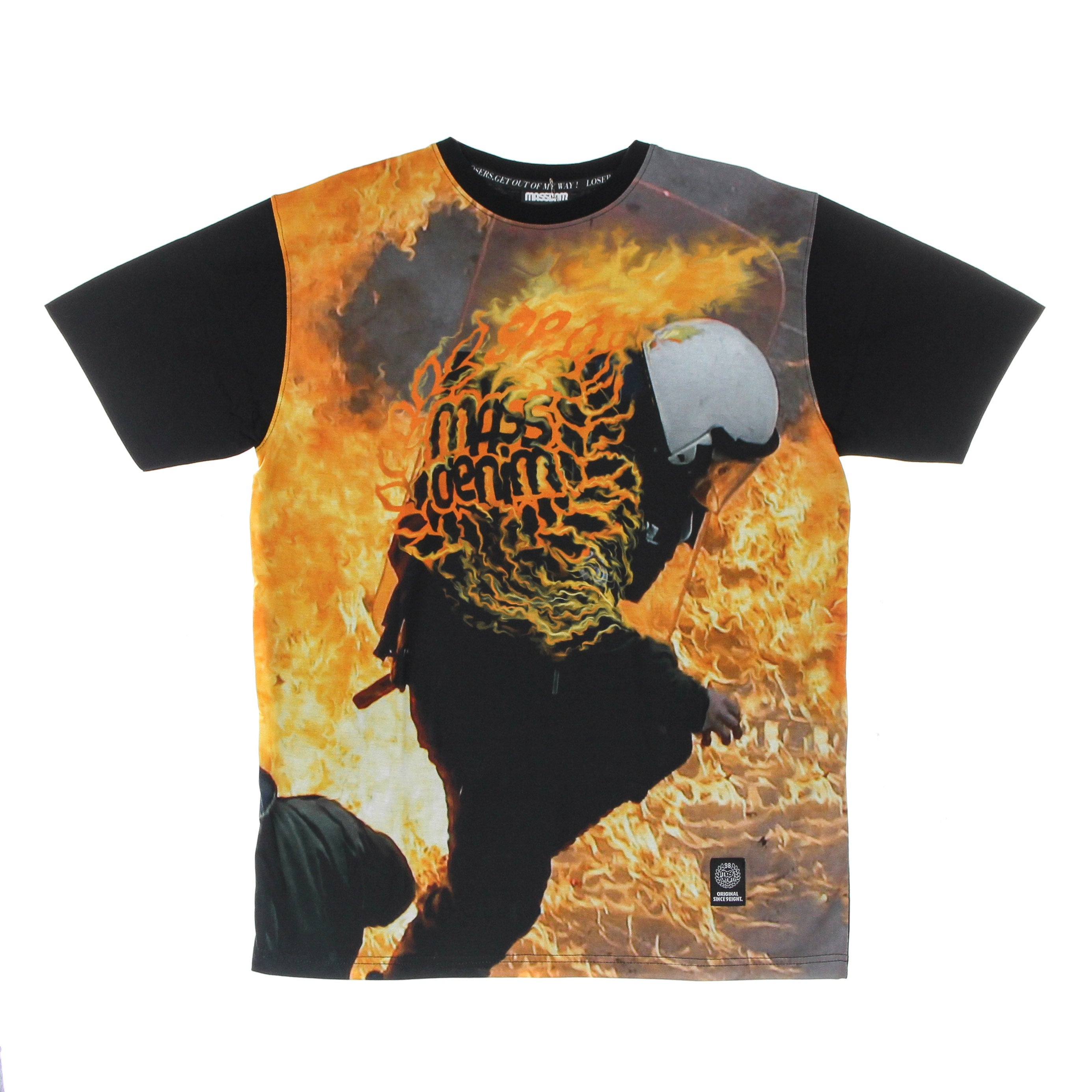 Mass Denim, Maglietta Uomo Dance Macabre, Multi