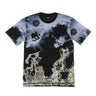 Ihs, Maglietta Uomo Clouds & Flames Tee, Black/multi