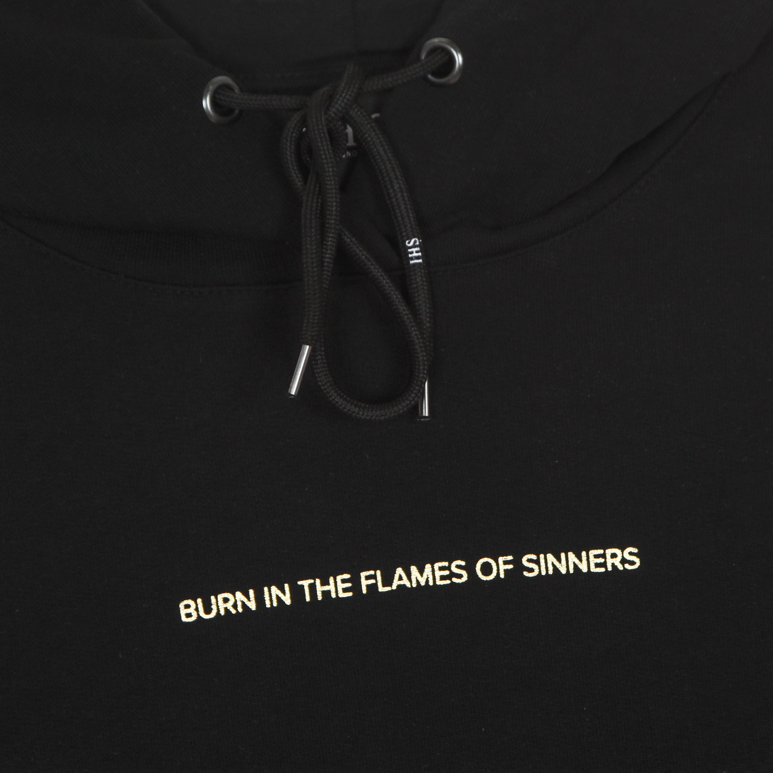 Ihs, Felpa Leggera Cappuccio Uomo New Flames Hoodie, 