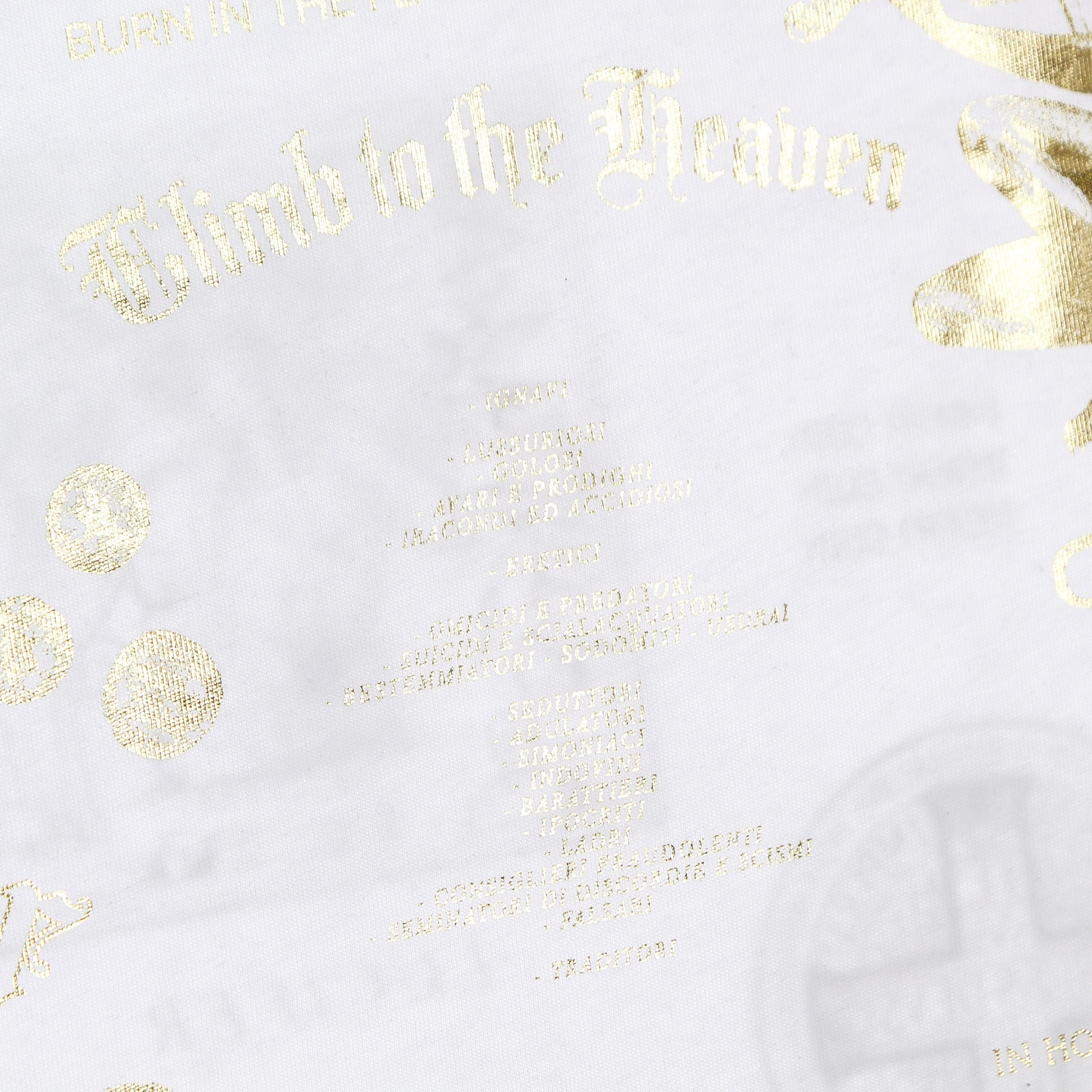 Ihs, Maglietta Uomo Gold Manifesto Tee, 