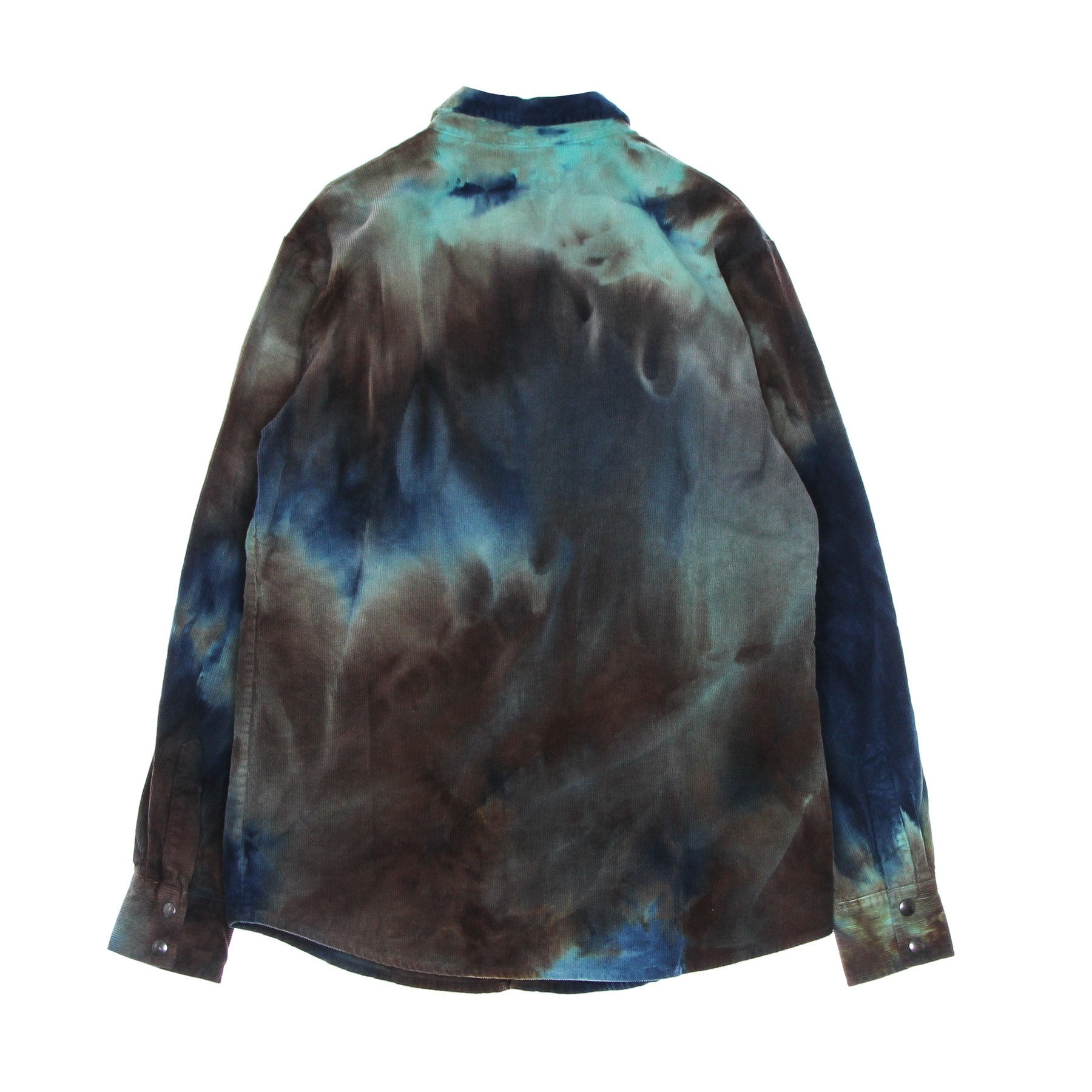 Camisa de manga larga Hombre Camisa de terciopelo multicolor multicolor