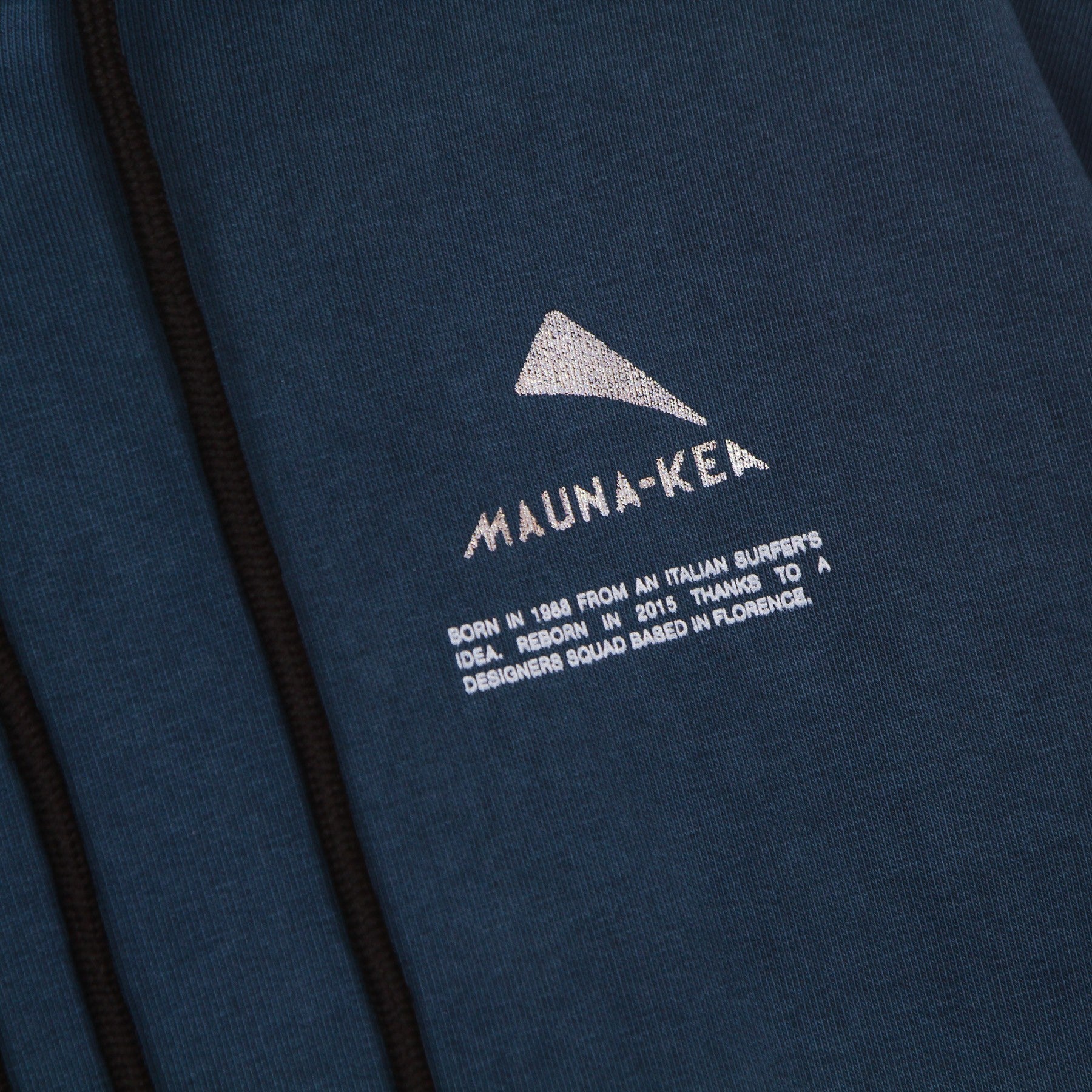 Mauna-kea, Felpa Leggera Cappuccio Uomo Moleskin Double Hoodie, 