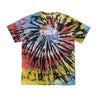 Ripndip, Maglietta Uomo Rubber Logo Tee, Sunburst Spiral Tie Dye