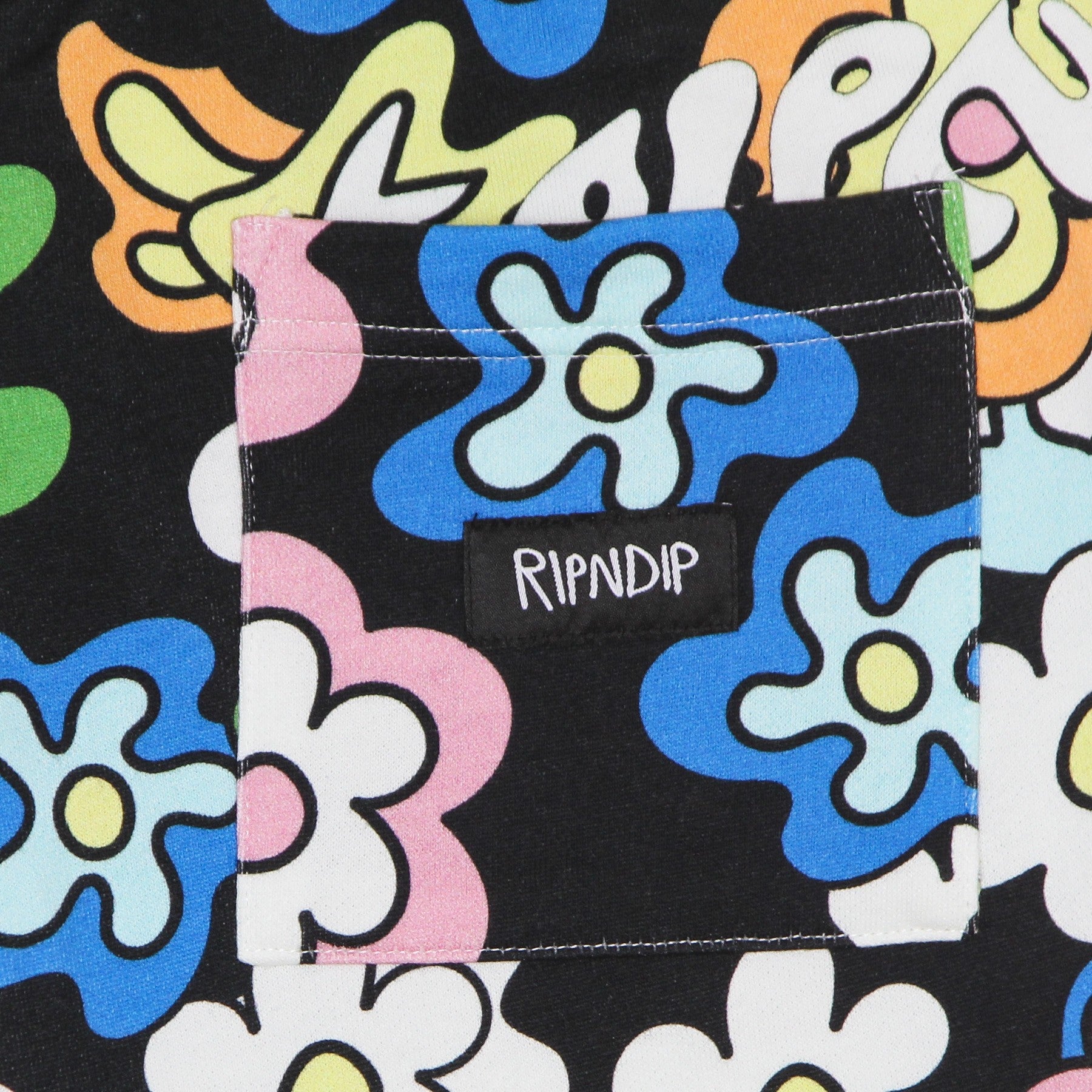 Ripndip, Pantalone Corto Tuta Uomo Flower Child Sweatshorts, Multi