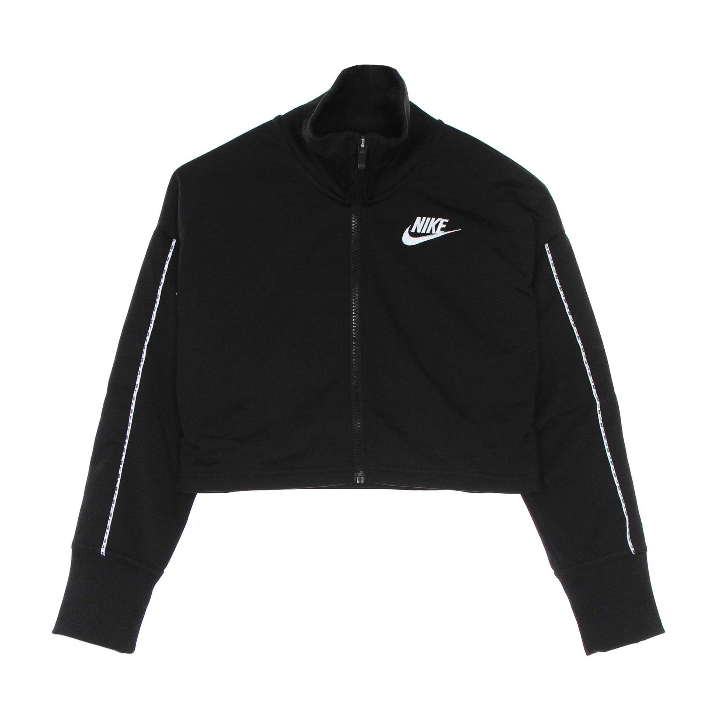 Nike, Completo Tuta Ragazza Nike Sportswear Sw High-waisted Tracksuit, Black/white/white