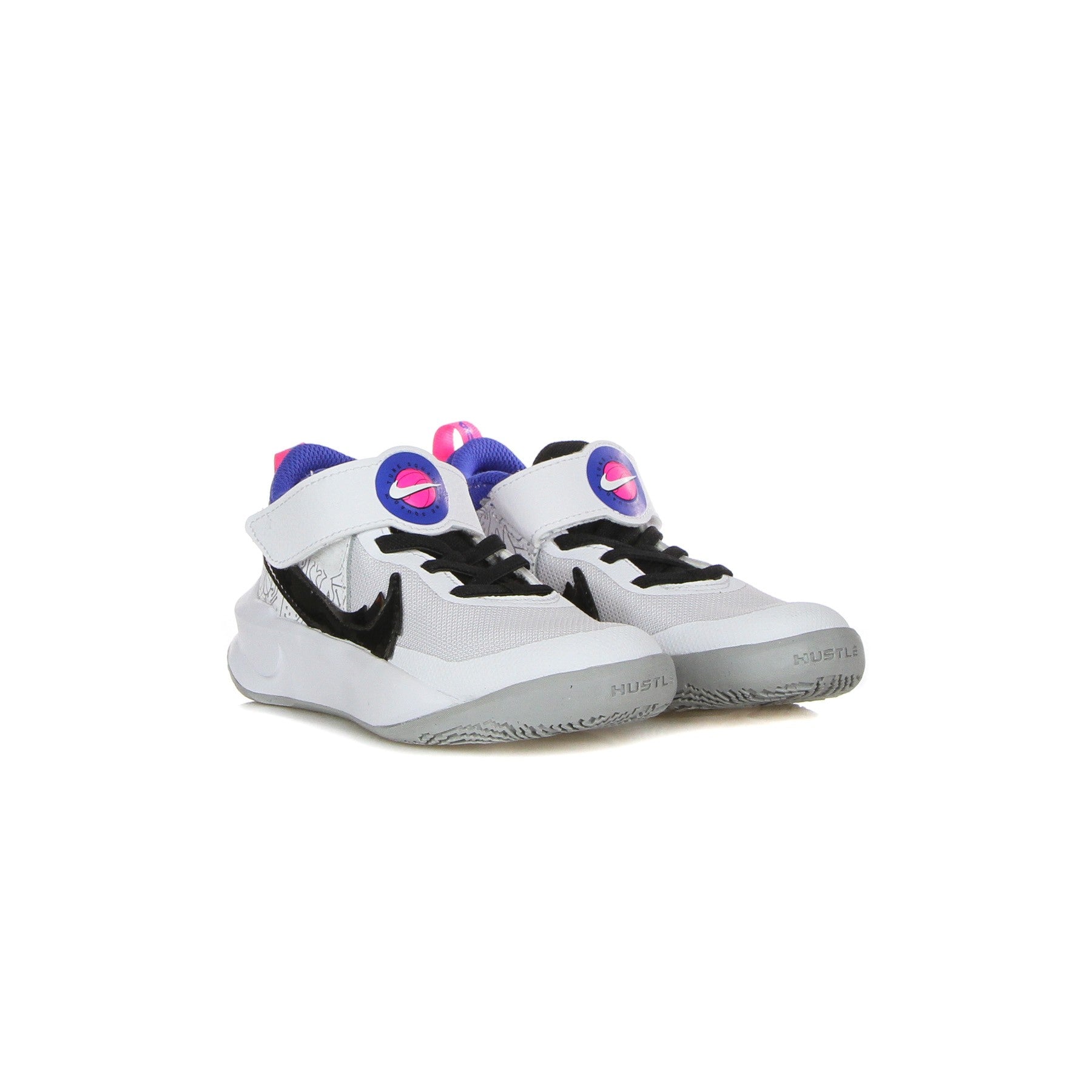 Nike, Scarpa Bassa Bambino Team Hustle D 10 Se X Space Jam (ps), White/black/hyper Royal/pink Blast
