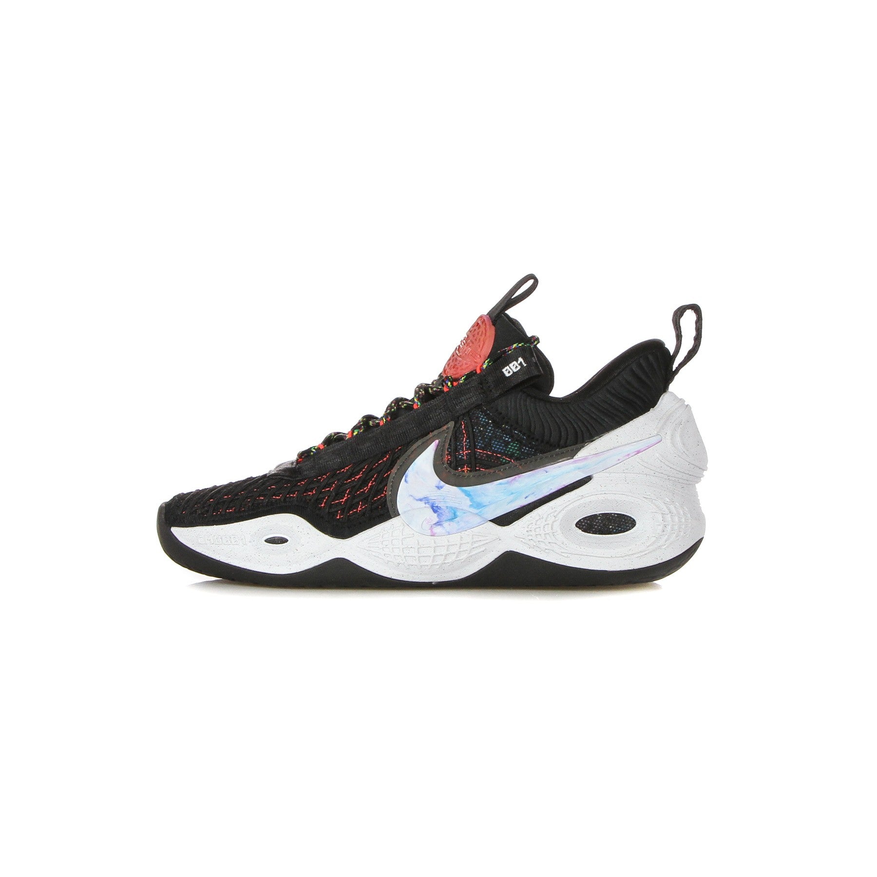 Nike Nba, Scarpa Bassa Uomo Cosmic Unity Tb, Black/white/bright Crimson