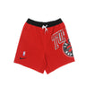 Nike Nba, Pantalone Corto Tuta Uomo Nba Short Fleece Courtside 75 Torrap, University Red/black/white/black