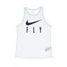 Nike, Canotta Donna Dri-fit Swoosh Fly Tank, White