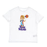Nike Nba, Maglietta Donna Tee X Space Jam, White
