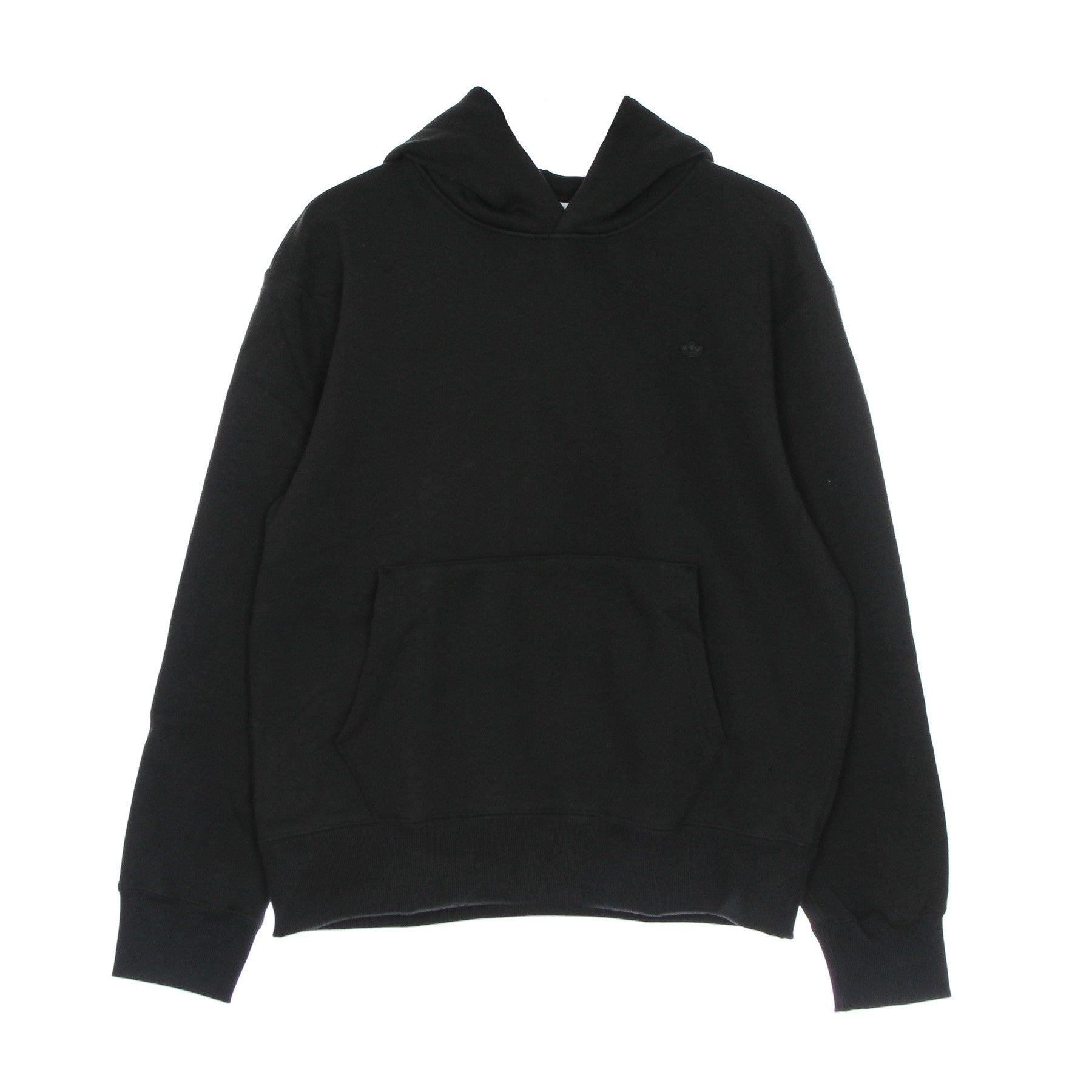 Adidas, Felpa Cappuccio Uomo Hoodie Adicolor Trefoil, Black